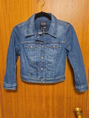 Authentic 2010/2011 Guess Cropped Denim Jacket